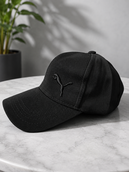 Classic Black Puma Cap