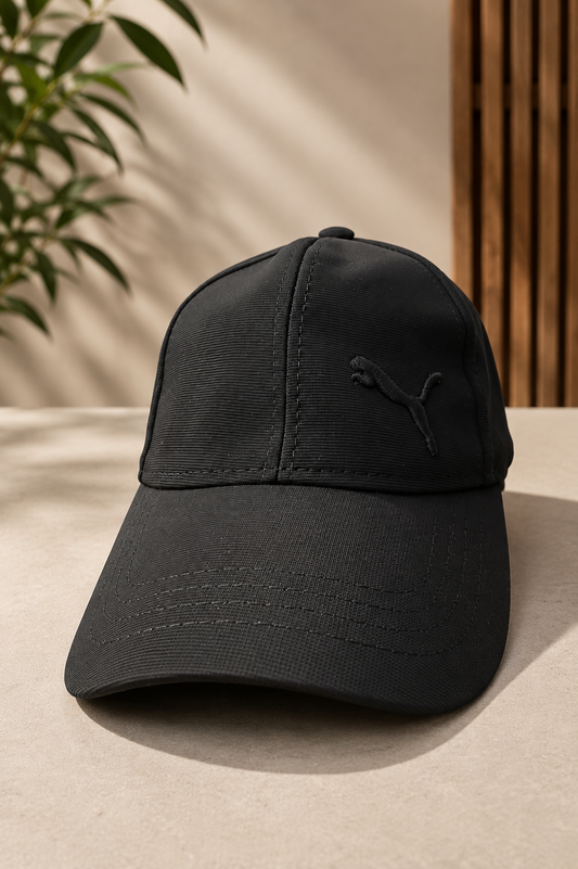 Classic Black Puma Cap