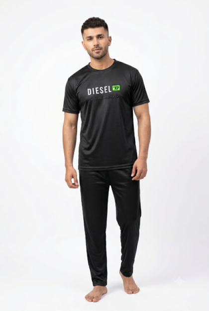 Men's Comfort Lounge Wear Set | Premium T-Shirt & Trouser